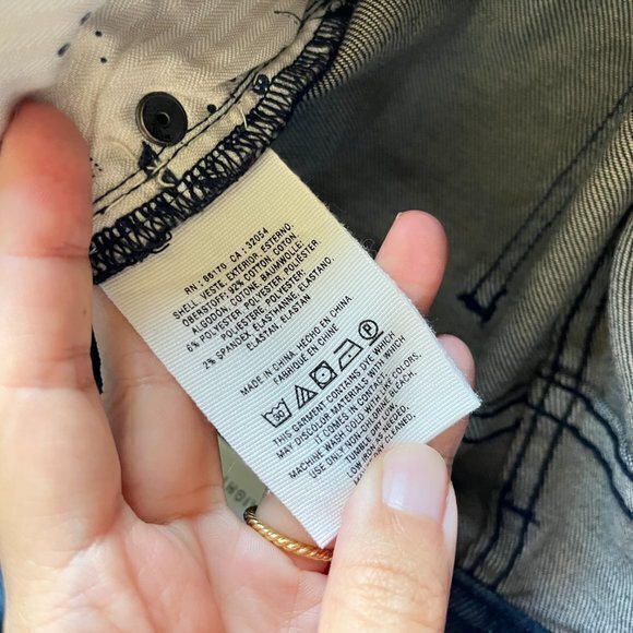 Anthropologie Pilcro and the Letterpress Slim Straight Jeans Mid Rise Size 28 - Picture 7 of 8